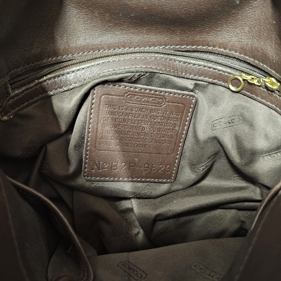 Coach Bags Monterey Brown Leather Flap Crossbody Bag Vintage Crossbody - Picture 5 of 13